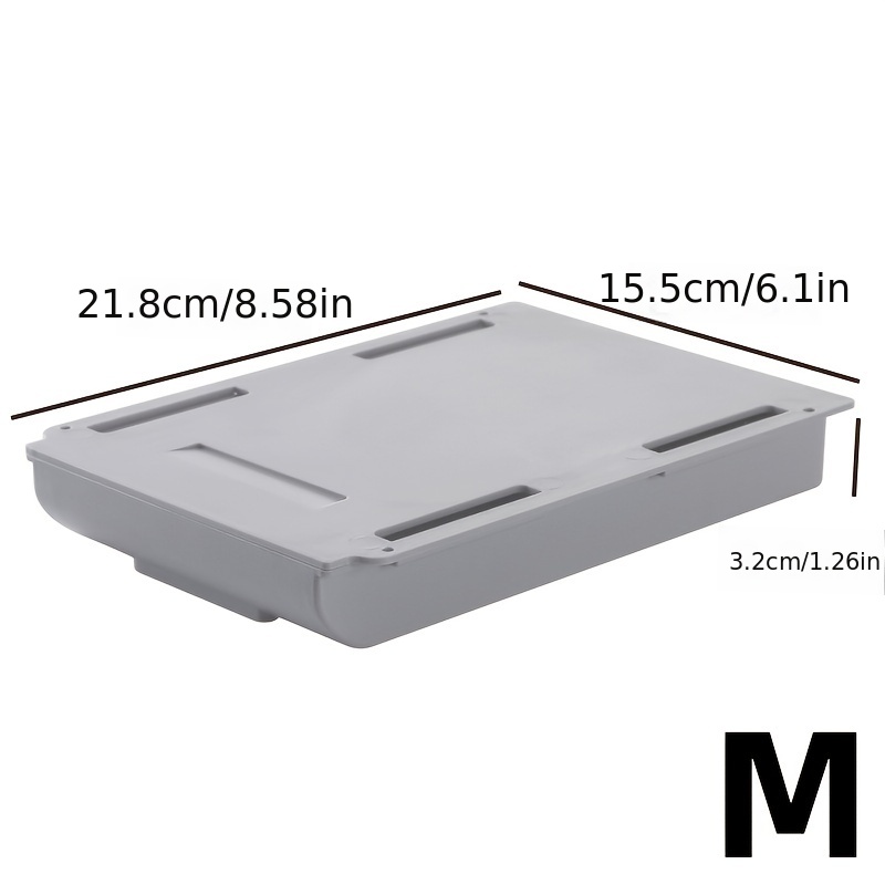 収納ボックス｜隠し引き出し収納ボックス・ノンドリル・デスク下文具箱・粘着小引き出し・オフィスデスク雑物収納・創意|undefined