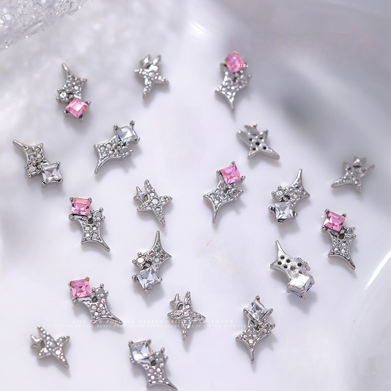 【15個】ネイルパーツ｜アクセサリー・ネイルチップ用品・星・ネイルアート・ワンホンネイル・地雷系・ワンホンネイル|undefined