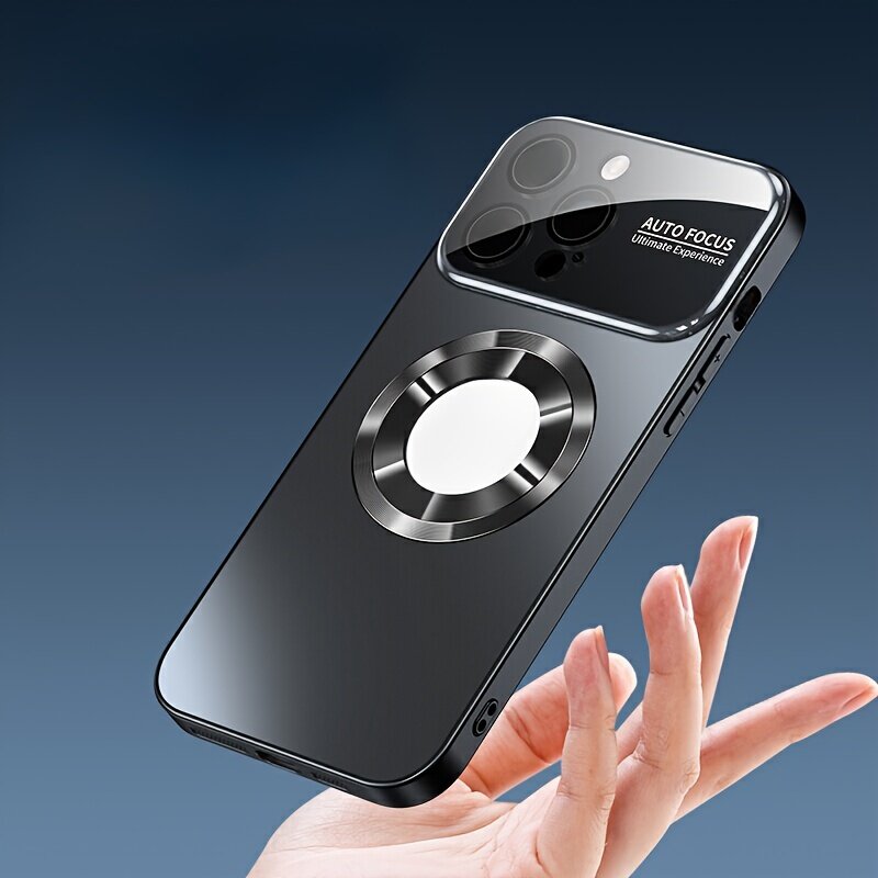 バンパーマット磁気ワイヤレス充電ケース Iphone 15 プロマックスガラスレンズカメラ保護カバー Iphone 13 12 11 プロマックスプラス|undefined