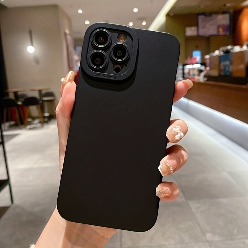 アイフォン用のマットシリコン製のソフトケース、カメラレンズプロテクター、15, 15Pro, 15Pro Max, 15Plus, 14, 13, 12|undefined