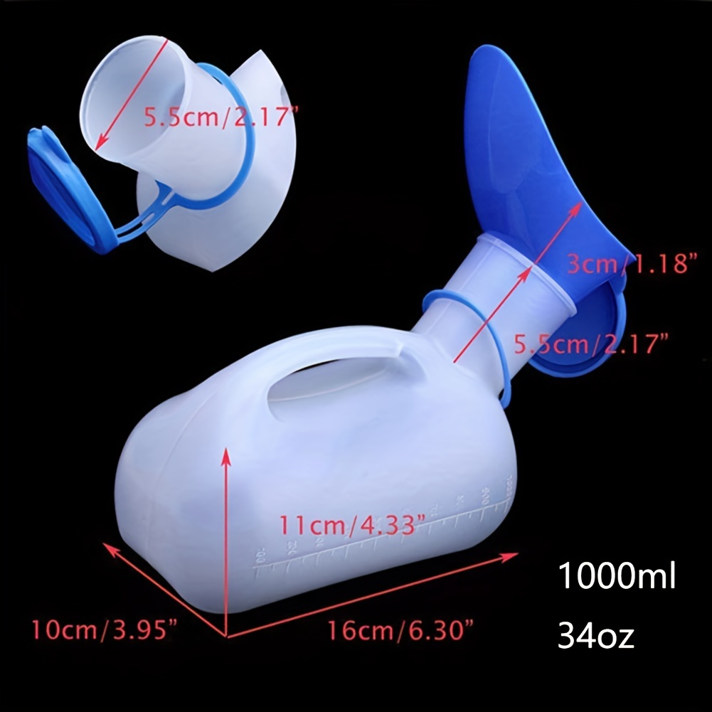 1個 アウトドア用の便器｜アウトドア用品・軽量・ポータブル・旅行用・蓋付き・トイレボトル|undefined