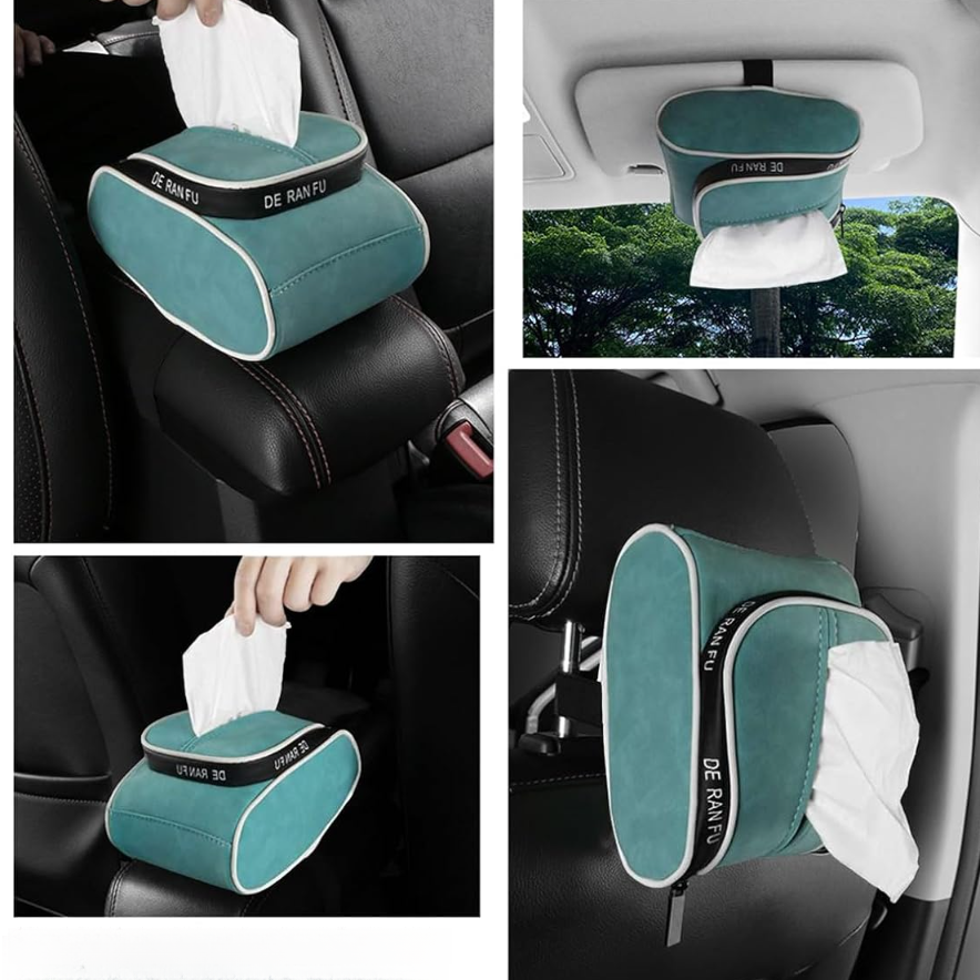 17.5x13x10.5cm車用ティッシュボックス｜カー用品・収納用品・ワイプディスペンサー後部座席・アクセサリー|undefined