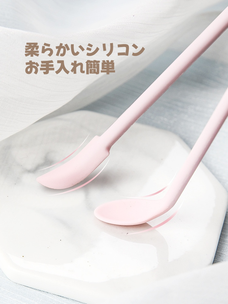 シリコンスクレーパー｜【1本】ダブルヘッド・シーリングワックス用・DIY・耐熱|undefined