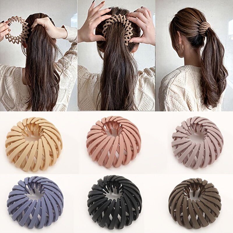 ヘアクリップ｜ハイポニーテールをしっかりと留める・手軽なアップスタイル・ヘアアクセサリー|undefined