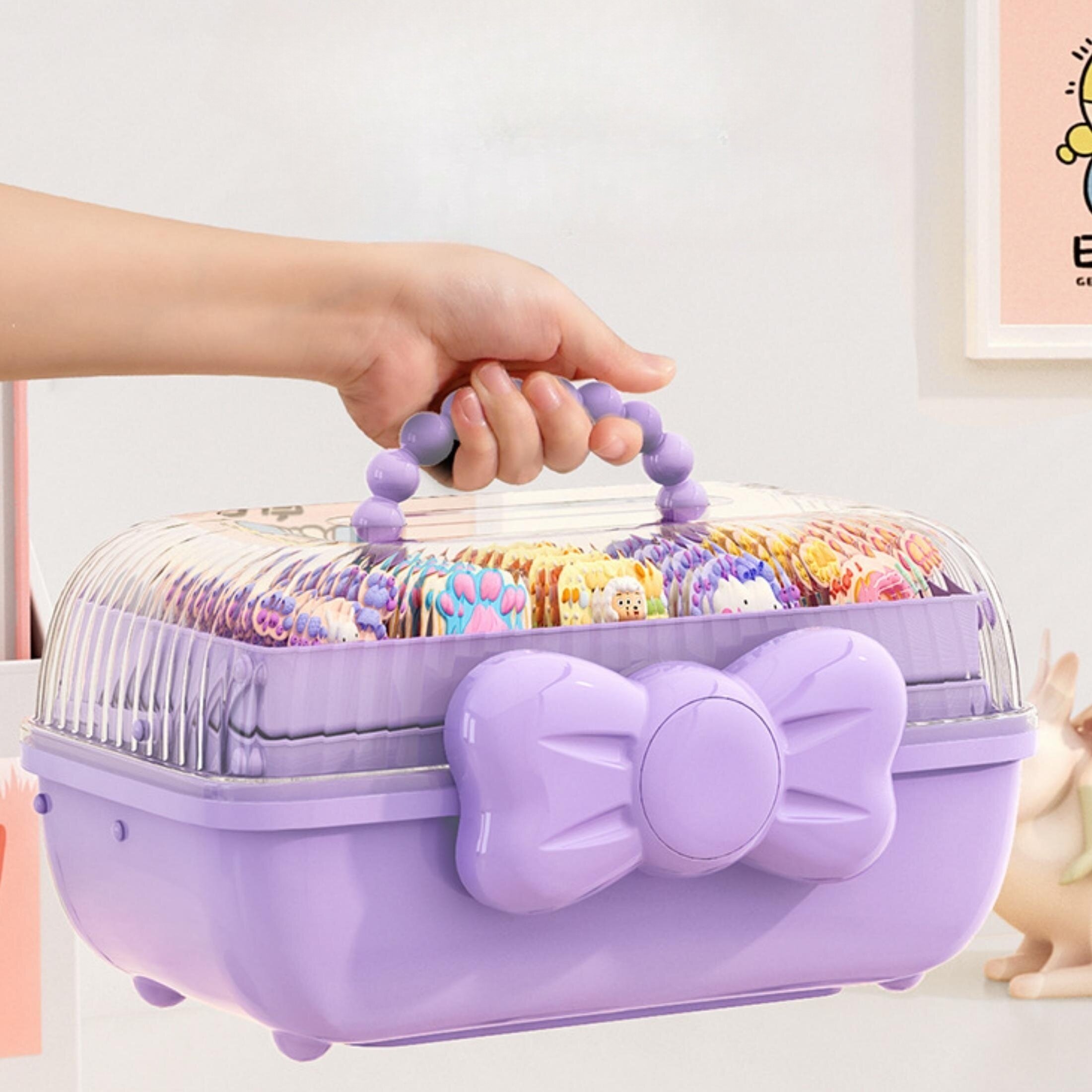 かわいい収納ボックス｜おもちゃ用・化粧品用・ヘアアクセサリー用・便利・寝室用・バスルーム用・オフィス用・多層デスクトップ・女性向け|undefined