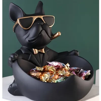 玄関収納トレイ｜フレンチブルドッグのデザイン・インテリア・犬グッズ・キーボックス・工芸品・贈り物