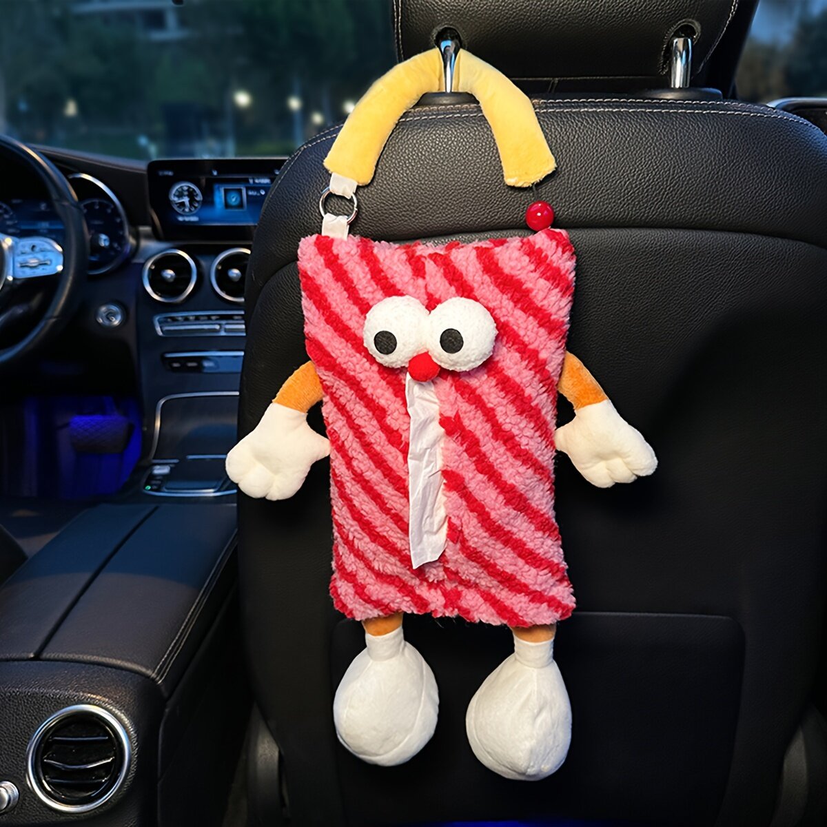 車用ヘッドレストティッシュバッグ｜カー用品・収納用品・面白くてかわいい・カーインテリア装飾・アクセサリー|undefined