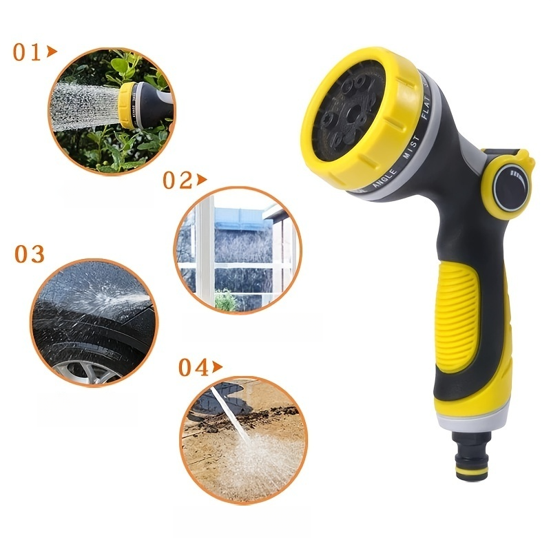 車用ホースノズル噴霧器｜カー用品・洗車用品・100% 高耐久金属ハンドヘルド・水ノズル高圧ピストルグリップ・噴霧器散水植物|undefined