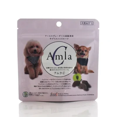 ペットスタジオ アムラC｜40g・犬用・トリーツ・ドライフルーツ・サプリメント・ポリフェノール・ペットおやつ・インド製