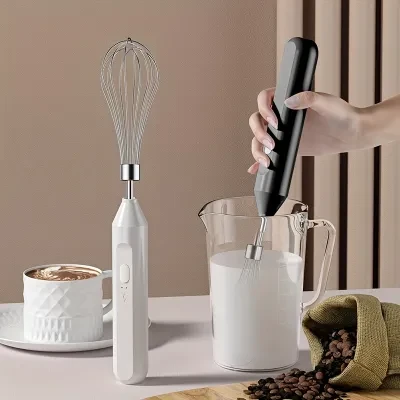 手持式電動ミキサー｜家庭用・小型・クリーム打ち用・コーヒー泡立て器・卵白スターラー