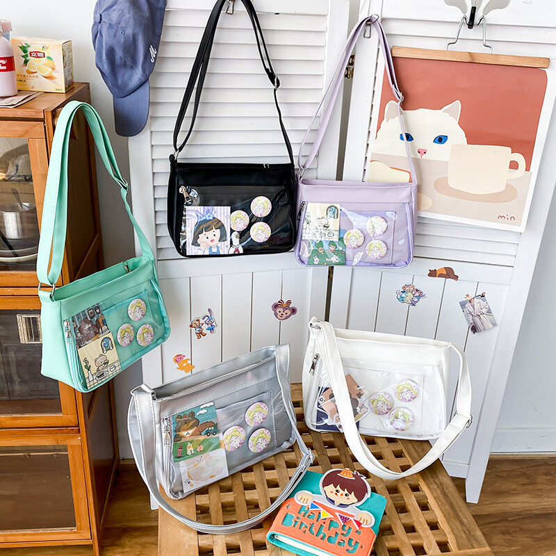 痛バッグ｜痛バ・女子向け・透明・ショルダーバッグ・斜めかけ・シンプル|undefined