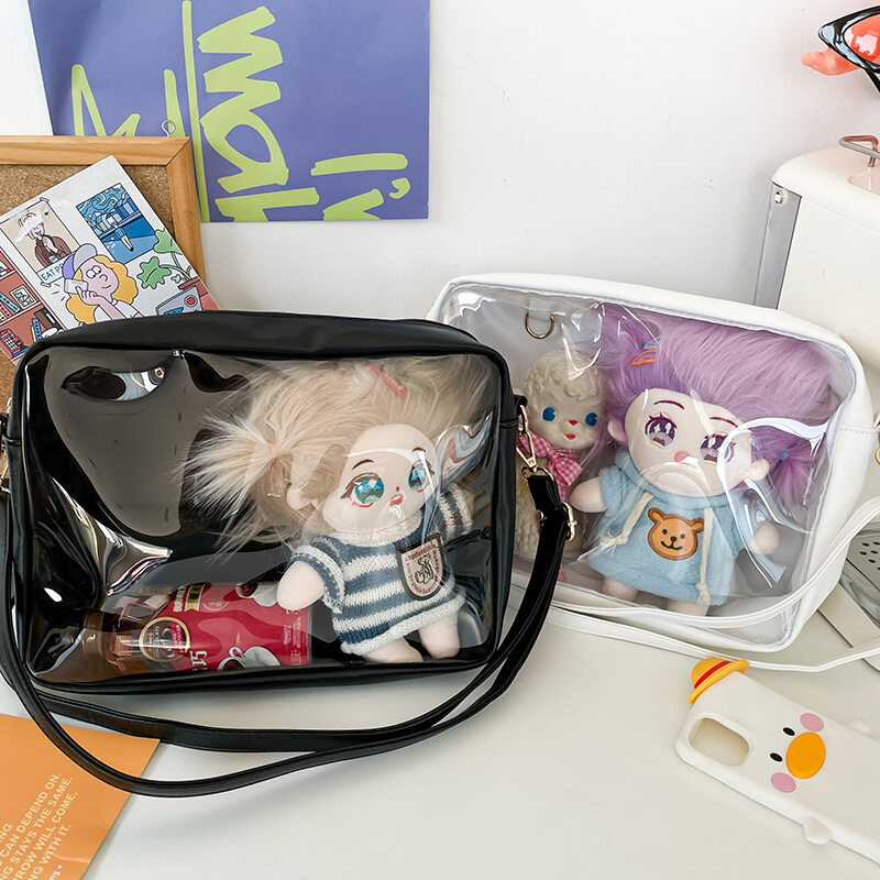 痛バッグ｜ショルダーバッグ・カワイイ・ぬいぐるみ・PU・斜め掛け・透明バッグ|undefined