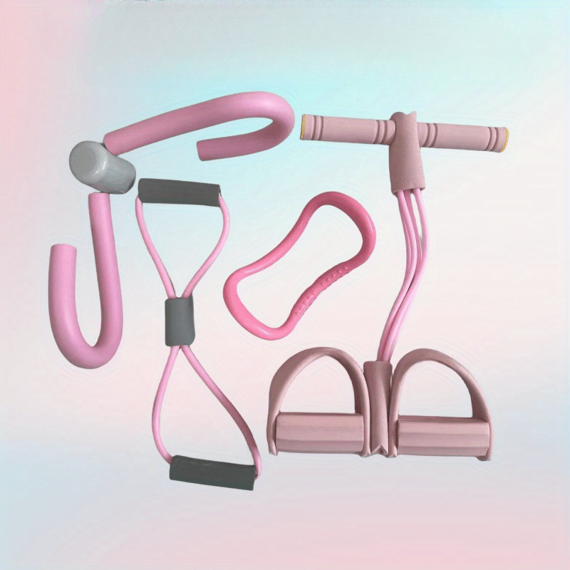 ヨガワークアウト｜アウトドア用品・ヨガリング・4個のセット・美脚器具・痩せ脚器具・ヨガリング・八の字トレーニングロープ|undefined