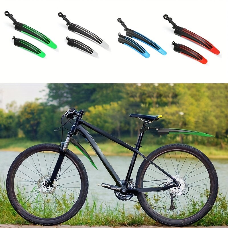 2個/セットのマウンテンバイクフェンダー｜自転車用品・バイクマッドガード・バイクの前後タイヤ用自転車フェンダー|undefined