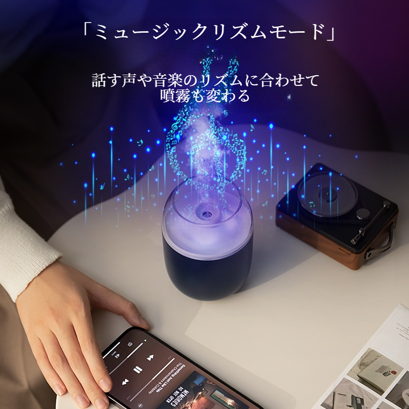 ミニ加湿器｜USB充電式・卓上・携帯便利・小型・オフィス・寝室|undefined