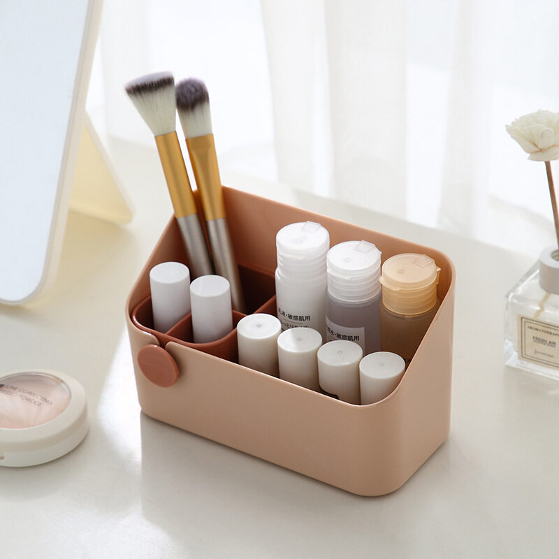 メイクボックス｜コスメ収納・小物入れ・収納ケース・プラスチック製・卓上・スタンド・ラック・メイク用品・スキンケア用品・ネイル用品|undefined