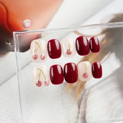 ネイルチップ｜スクエア・付け爪・フルカバー・フェイクネイルチップ・アクリルネイルアート・DIY・スティックオンネイ・ 女