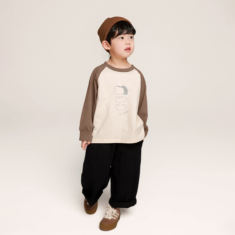 インナーシャツ｜男の子用・春の新作・韓国風・カラフル・長袖Tシャツ・子供服・インナー|undefined