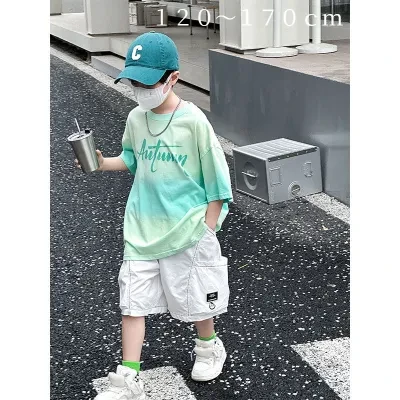 子供服｜新作・男の子・夏・2024・2点セット・可愛い・かっこいい・セットアップ・半袖・パンツセット