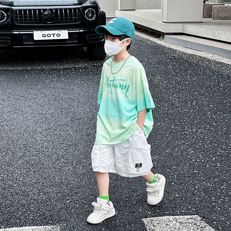 子供服｜新作・男の子・夏・2024・2点セット・可愛い・かっこいい・セットアップ・半袖・パンツセット|undefined