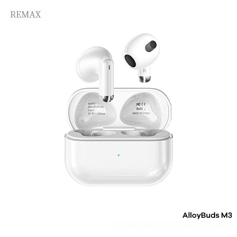 remaxイヤホン｜AlloyBuds M3・ワイヤレス・Bluetooth5.3・亜鉛合金・TWS機能・快適な装着感・通話対応|undefined