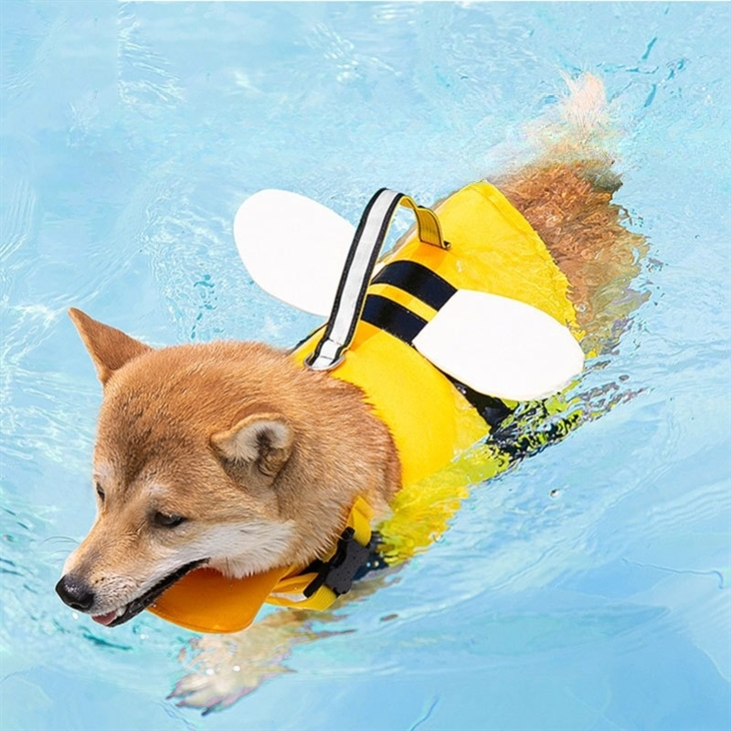 犬用ライフジャケット｜夏・水遊び・中型犬・小型犬・ミツバチに変身|undefined