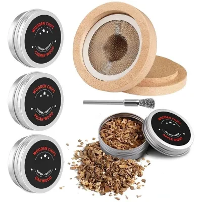 スモークヘッド燻製器|スモーカー・スモークトップ・カクテルスモーカー・グラス スモーク・燻製器・ウイスキー ・4種類の木製チップ付き・カクテル