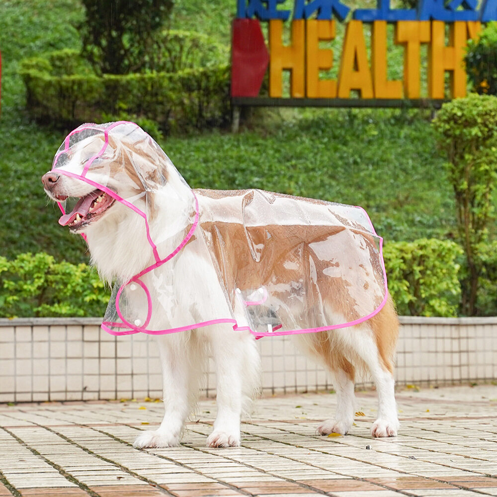大型犬用透明雨具｜金毛・ラブラドール・ボーダーコリー・犬服・外出用|undefined