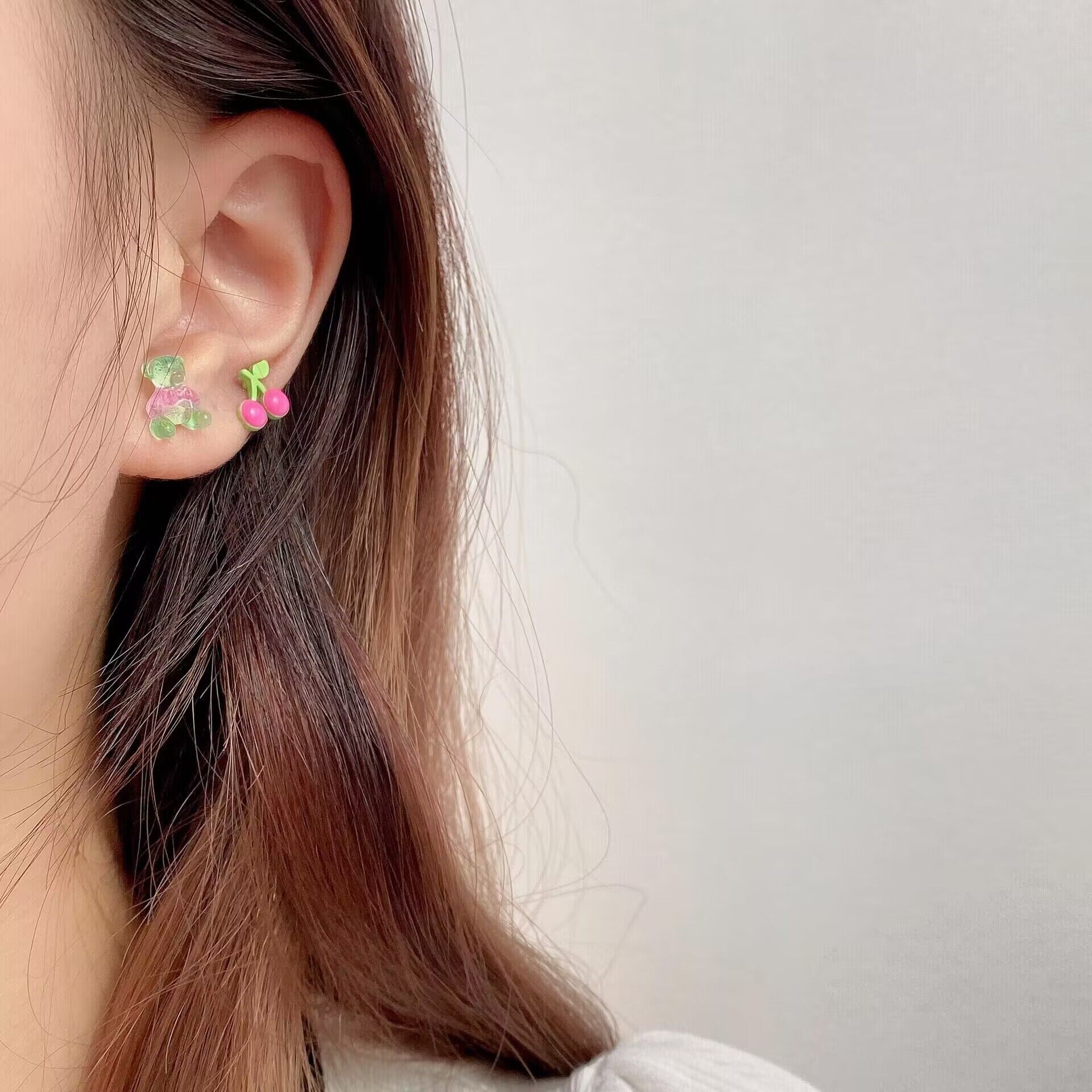 ピアス｜カラフル・925シルバー・女性用・ピアスセット・韓国風・個性的・甘い・学生向け・耳飾り集め・カワイイ・ファッション・人気|undefined