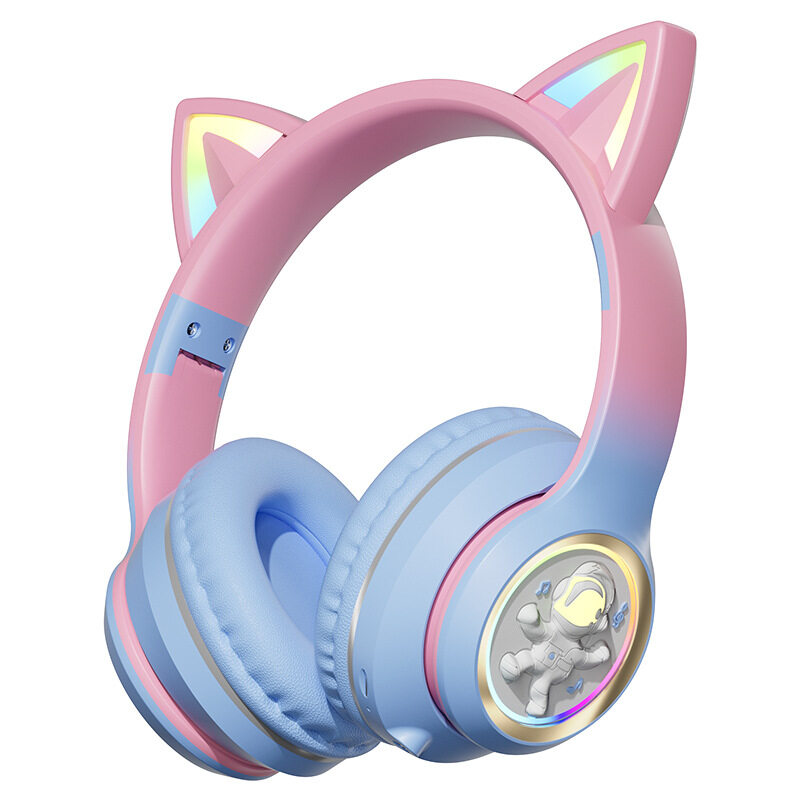 Bluetoothワイヤレスイヤホン｜可愛いネコ耳・大容量バッテリー・急速充電・RGBライト・高音質|undefined