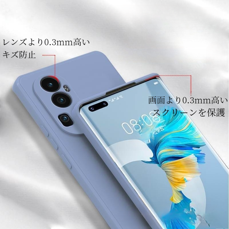 OPPO用スマホケース｜ Reno11 Pro対応・保護ケース・液体シリコン・Reno10・レンズフィルム・シンプル・多機種|undefined