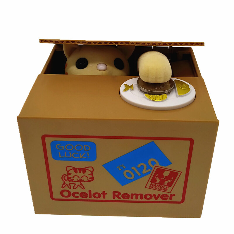 コイン盗みの猫】いたずらバンク｜子供の大好きなおもちゃ・貯金