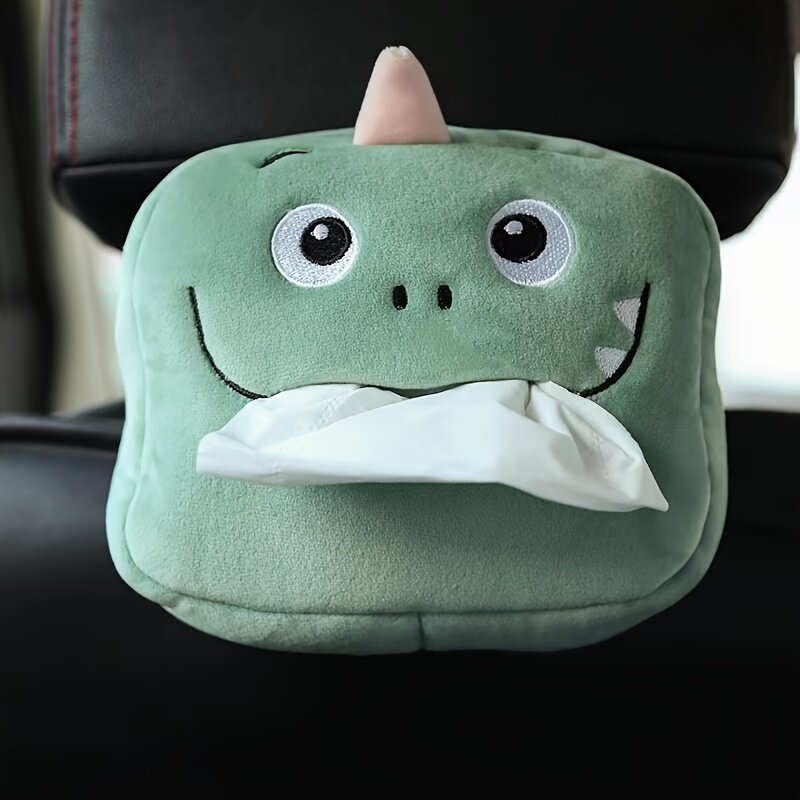 もこもこキュートなアニメ ティッシュボックス ティッシュホルダー ティッシュ容器 車用、カーインテリアアクセサリ|undefined
