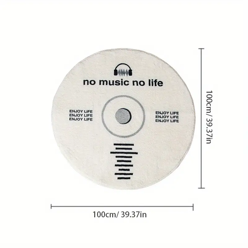 レトロなカーペット｜ディスクのデザイン・お風呂マット・吸水速乾・繊細でソフトな手触り・丸洗い・高耐久・高いクッション性|undefined