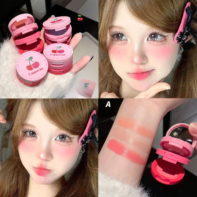 Cappuviniチーク｜多色・三層・クリームチーク・マット・少女感・プチプラ価格|undefined