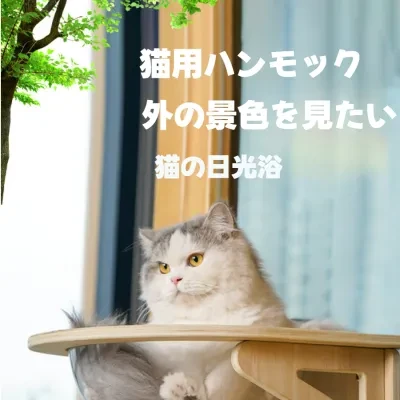 猫用ハンモック｜窓・宇宙船・吸盤式・猫 ベッド・窓・透明・猫窓ベッド・窓用猫ハンモック・猫窓
