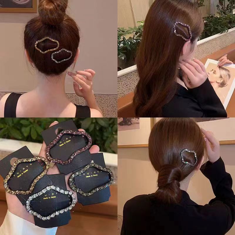 ヘアクリップ｜雲・前髪クリップ・サイドクリップ・ヘアピン・ヘアアクセサリー・髪飾り・キラキラ|undefined