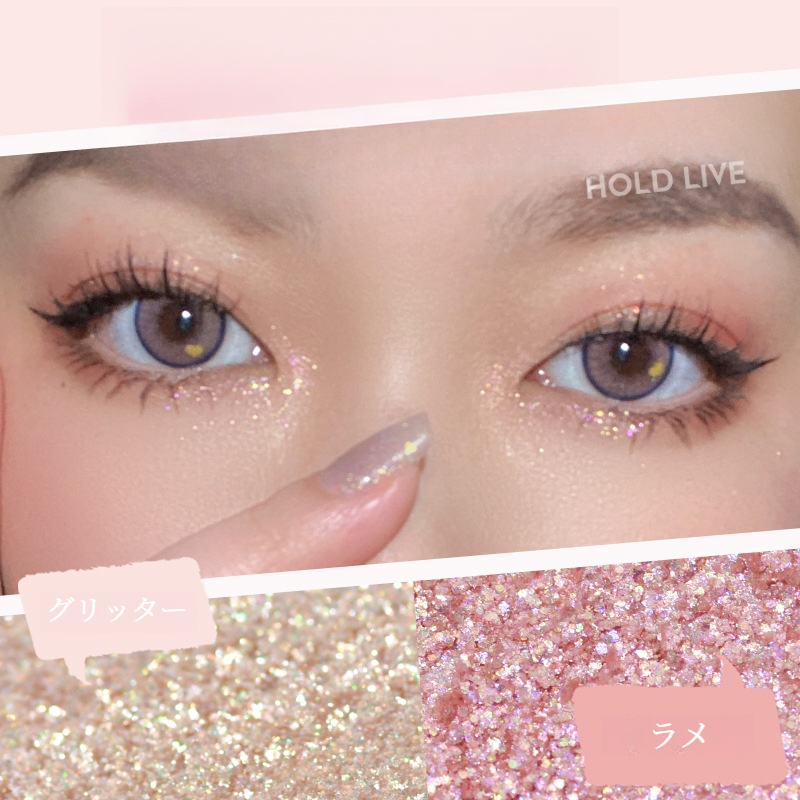 HOLD LIVE10色アイシャドウパレット｜パール・マット・ラメ・色持ち・高発色・キラキラ・アイメーク・カラフル|undefined