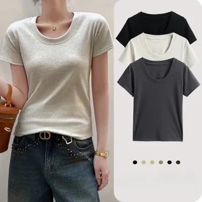タンクトップ｜Ｔシャツ・ショート・コットン・ブラウス・無地・レディース・女性・夏服・服