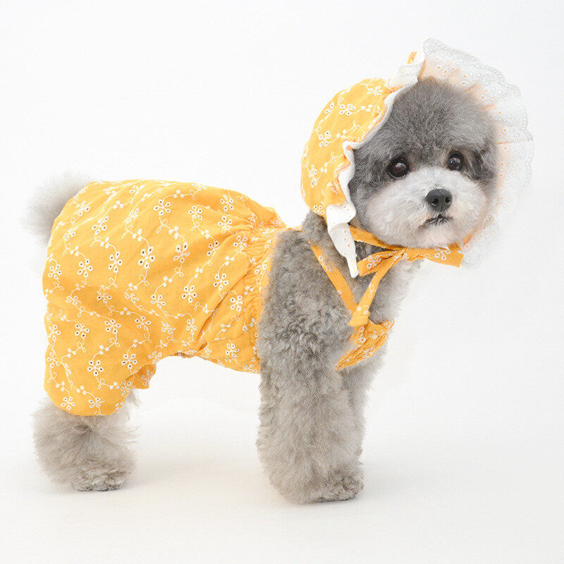 犬用服帽子｜犬用カボチャパンツ・ペット用・犬用サスペンダー・テディボーマー・春服・通気性・日焼け防止・抜け毛防止・快適|undefined