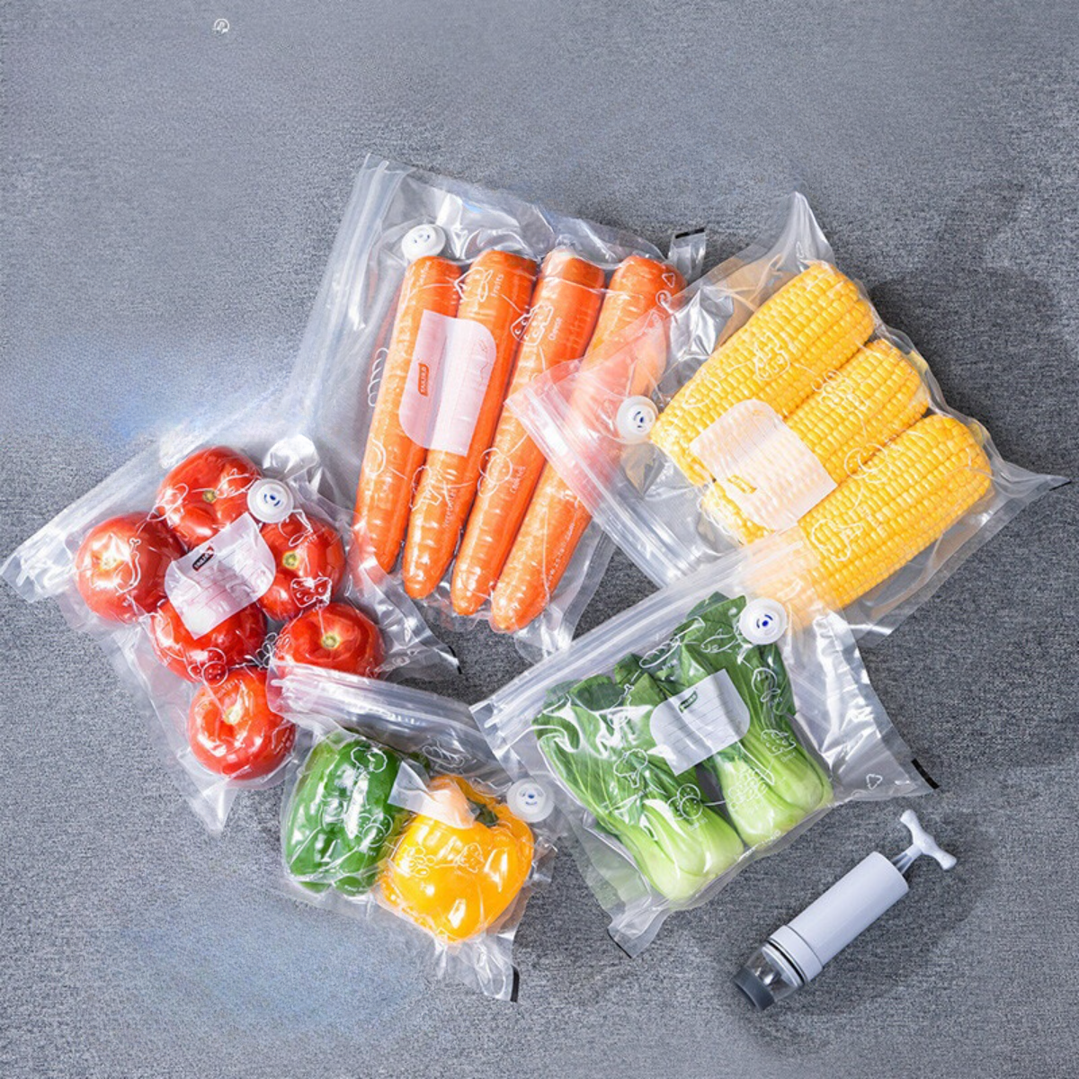 真空圧縮保存袋｜食品用・密封袋・冷蔵庫用・自己封止袋・食品包装袋・保管袋|undefined