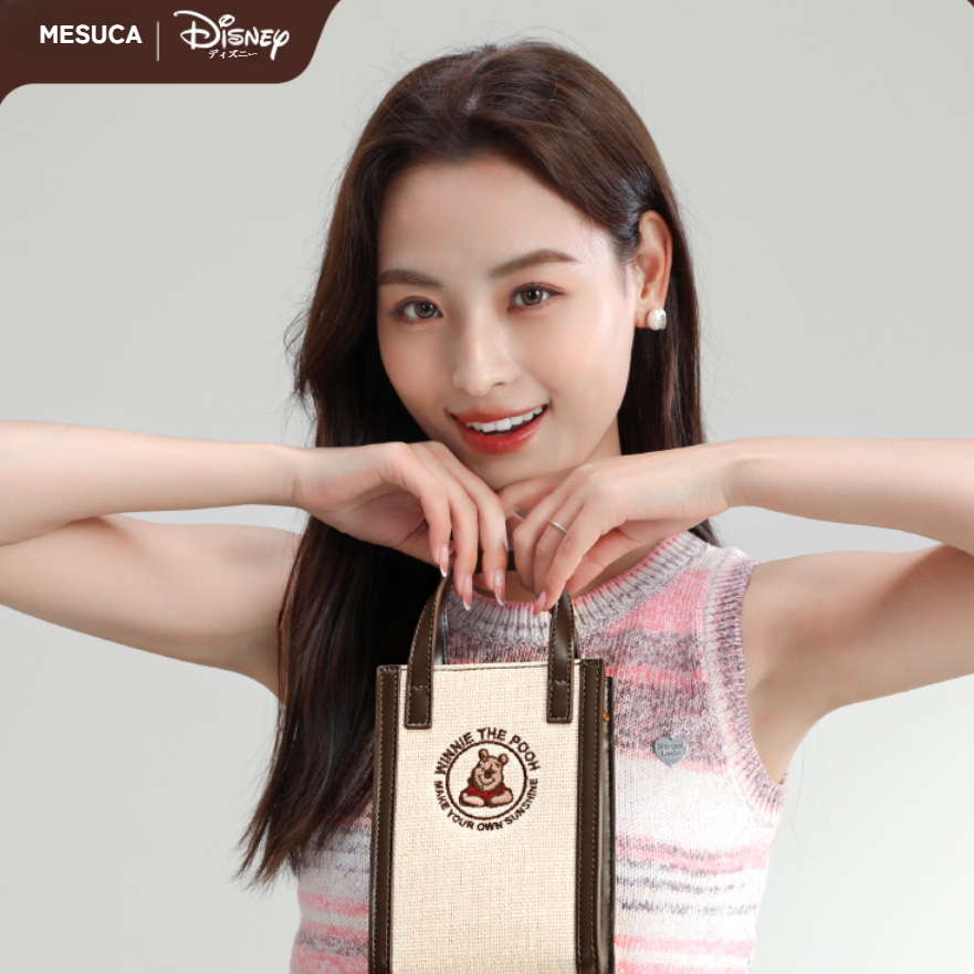 「MESUCA&Disney」トートバッグ｜プーさん・おしゃれ・軽量・コンパクト・カジュアル・ユニーク・ファッショナブル・ディズニー正規品|undefined