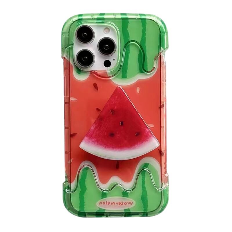 iphone用スマホケース｜スイカ・スタンド付き・iPhone14ケース・夏・落下防止・かわいい|undefined