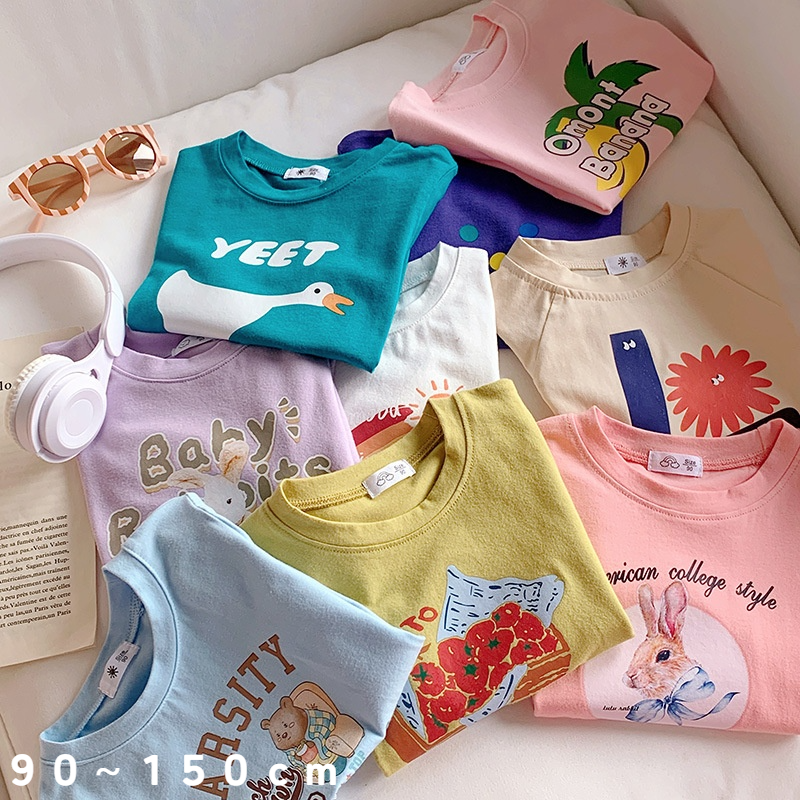 半袖｜Tシャツ・キッズ・可愛い・女の子・男の子・夏・新作・兄妹お揃い・薄手・トップス・快適・プリントデザイン|undefined