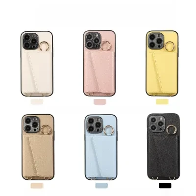 スマホケース｜iPhone15対応・iPhone13保護ケース・iPhone14ProMax・化粧鏡・レザーケース・カード収納・12斜め掛け・革製