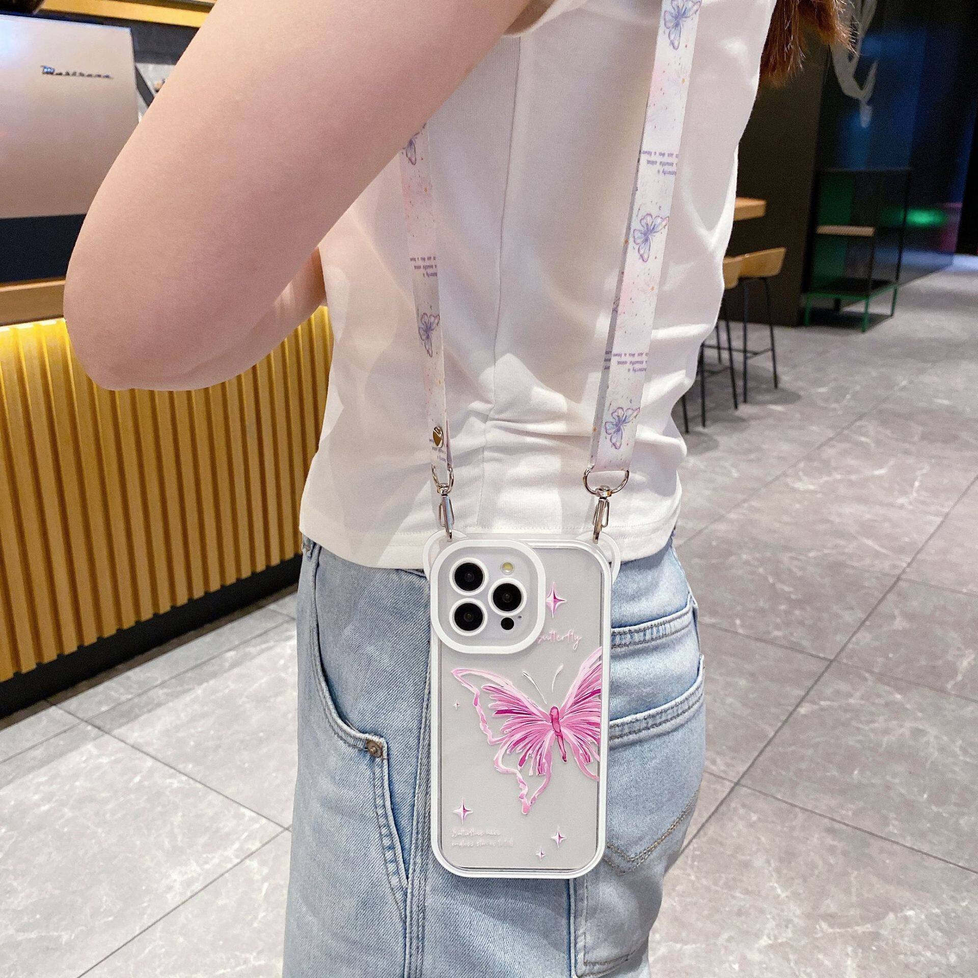 iPhone用スマホケース｜蝶々・オリジナルデザイン・iPhoneシリーズ対応・ケース・iPhoneProMax対応・全面保護・女性向け・個性的|undefined