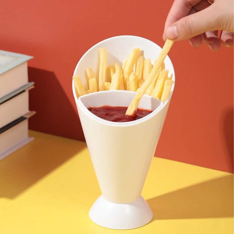 チップサラダカップ｜ポテト・サラダ・スナック・容器・ポテトカップ・ホルダー・ポータブル・フレンチ|undefined
