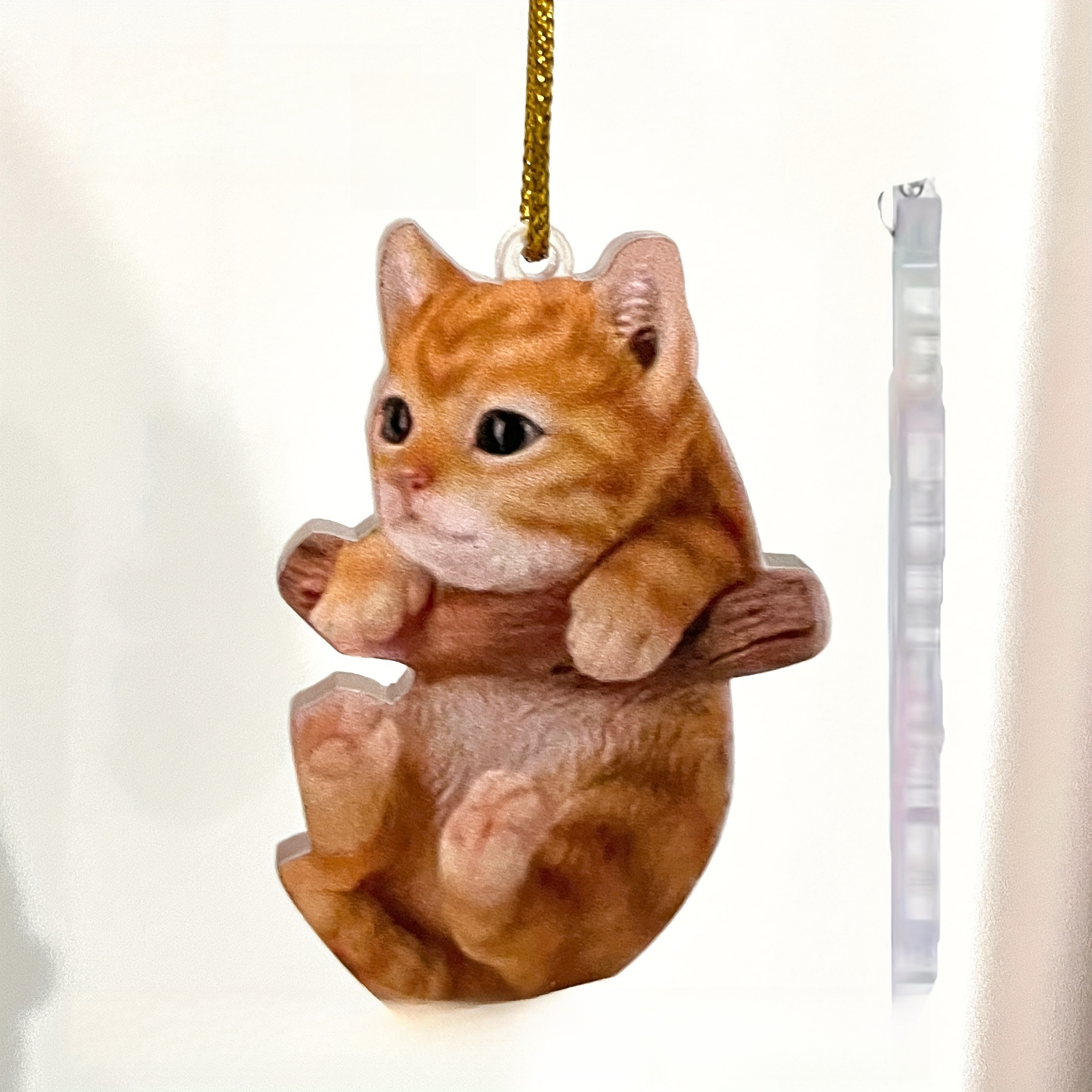 アクリル製・猫ちゃん車用アクセサリー｜ 猫ちゃん・可愛い・猫の形・ハンギング・バックパック・カーペンダント・ホームデコレーション・アクセサリー・女性|undefined