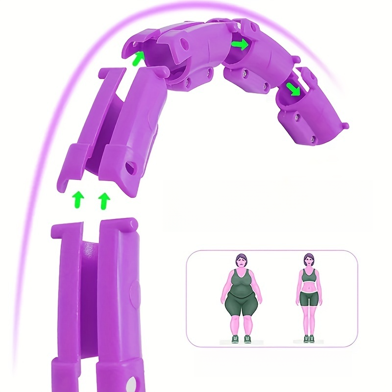 フィットネスフープ｜取り外し可能・腹部トレーニング・調整可能|undefined