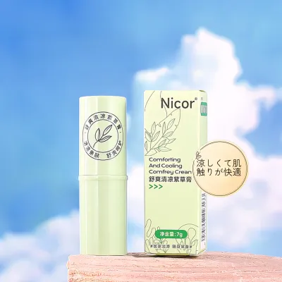 Nicor スティッククリーム｜肌を鎮静・保湿・清涼感・持ち運び便利・乾燥対策・快適使用感・マルチバーム・７gサイズ